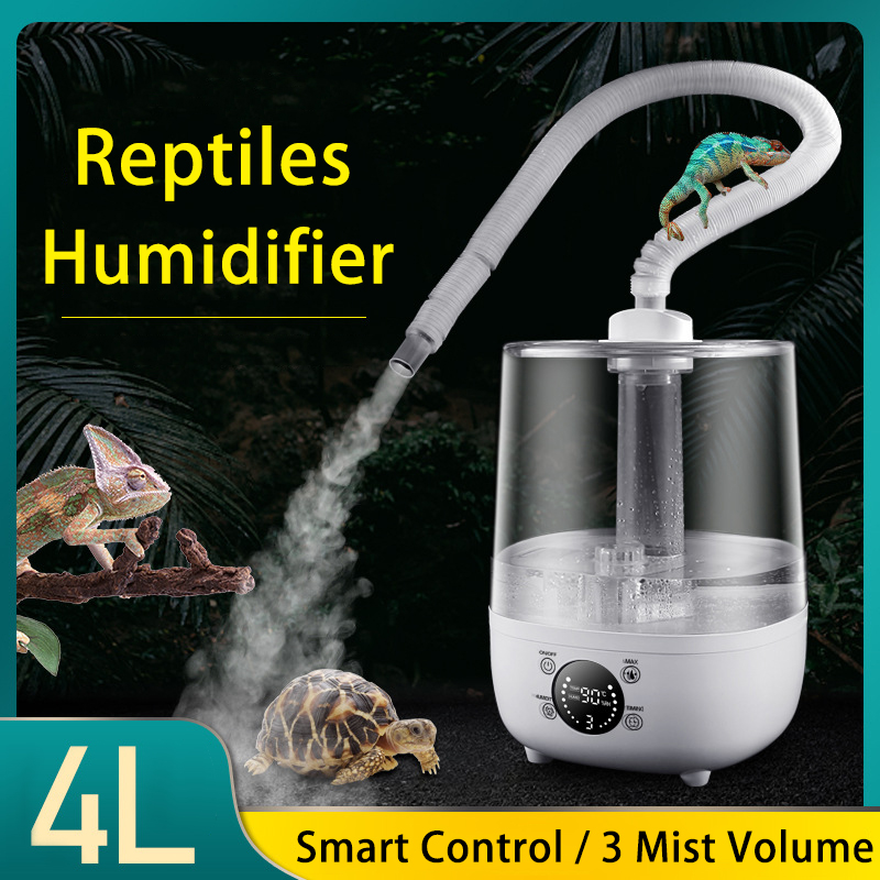 Terrarium Fogger Ultrasonic - 4L Reptile Terrariums Humidifier Fogger with
