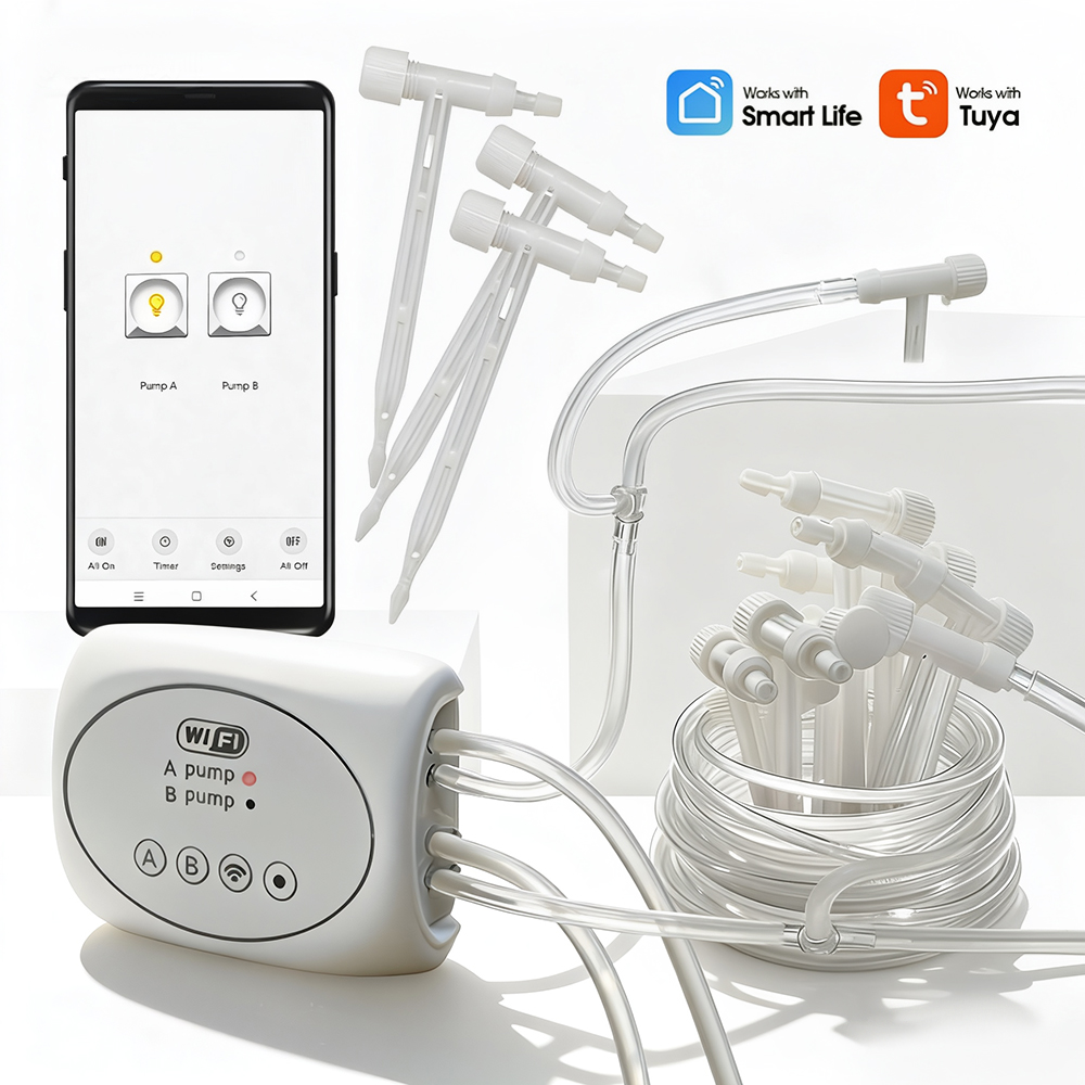 Timer Dual Outlet - Wifi Timer Dual Outlets Pump Drip