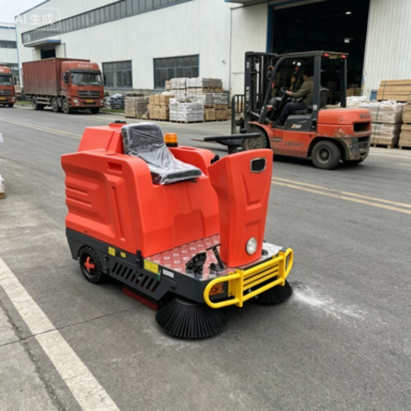 Ceramic Tile Floor - Heavy-Duty Automatic Walk-behind Floor Scrubber Battery