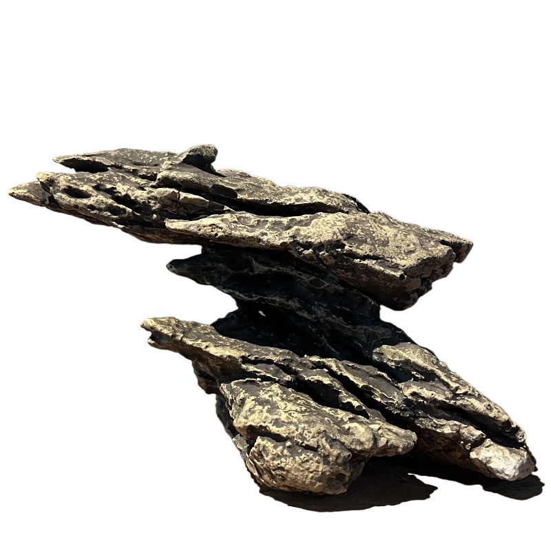 Hide Cave Ceramic - Turtle Basking Platform Ceramic Waterfall Mountain