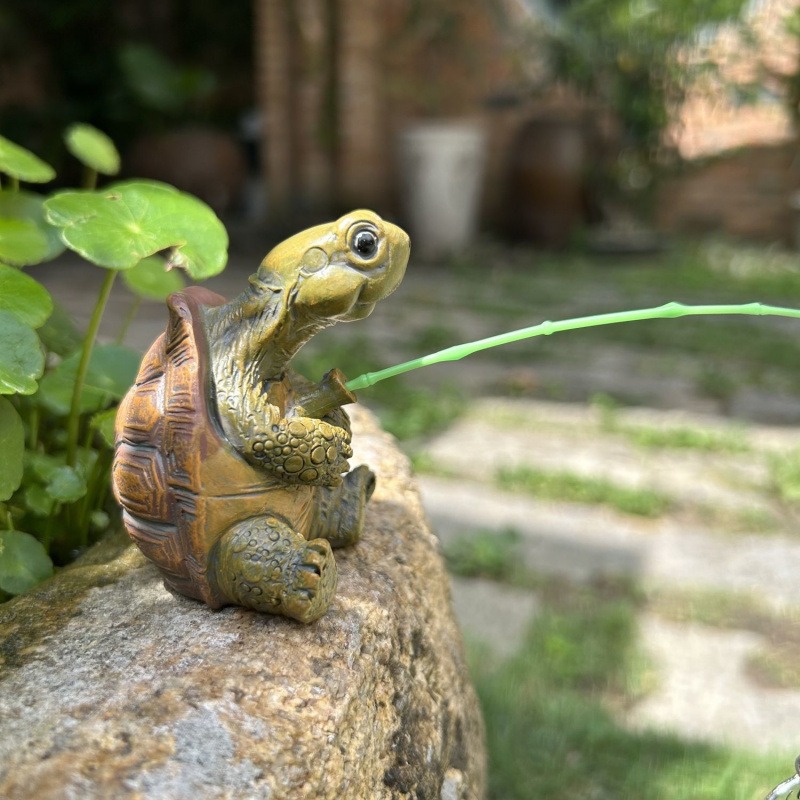 Water Dish Reptile - Turtle fishing fish tank aquarium decoration