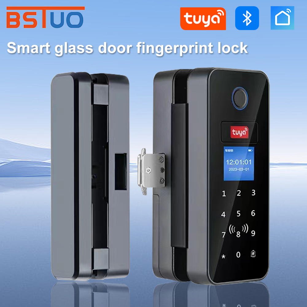 Glass Door Hinge - Double Hook Smart Glass Door Lock