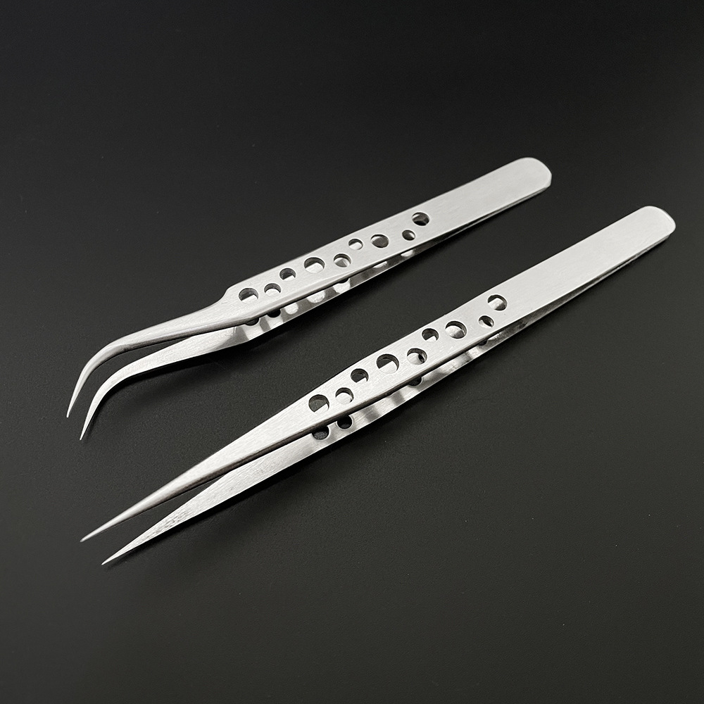 Feeding Tong Stainless - Stainless Multifuctional Steel Elbow Tweezers Aquarium