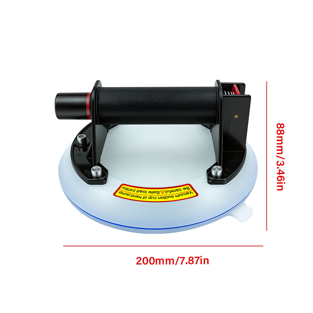 Ceramic Tile Floor - 8 Inch Vacuum Suction Cup Strong