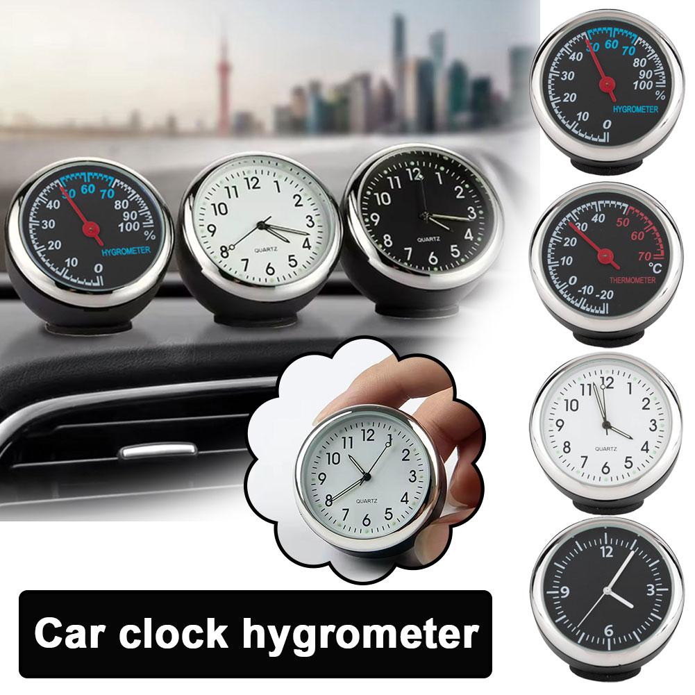 Digital Hygrometer Probe - Mini Automobile Display Clock Car Accessory