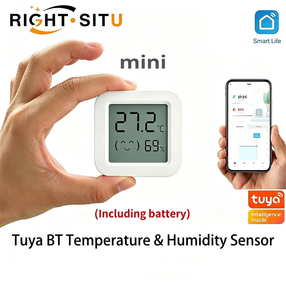 Digital Hygrometer Probe - Tuya Temperature Humidity Sensor Mini LCD
