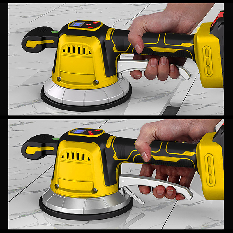 Ceramic Tile Floor - Electric Tile Paving Machine Rubber Suction