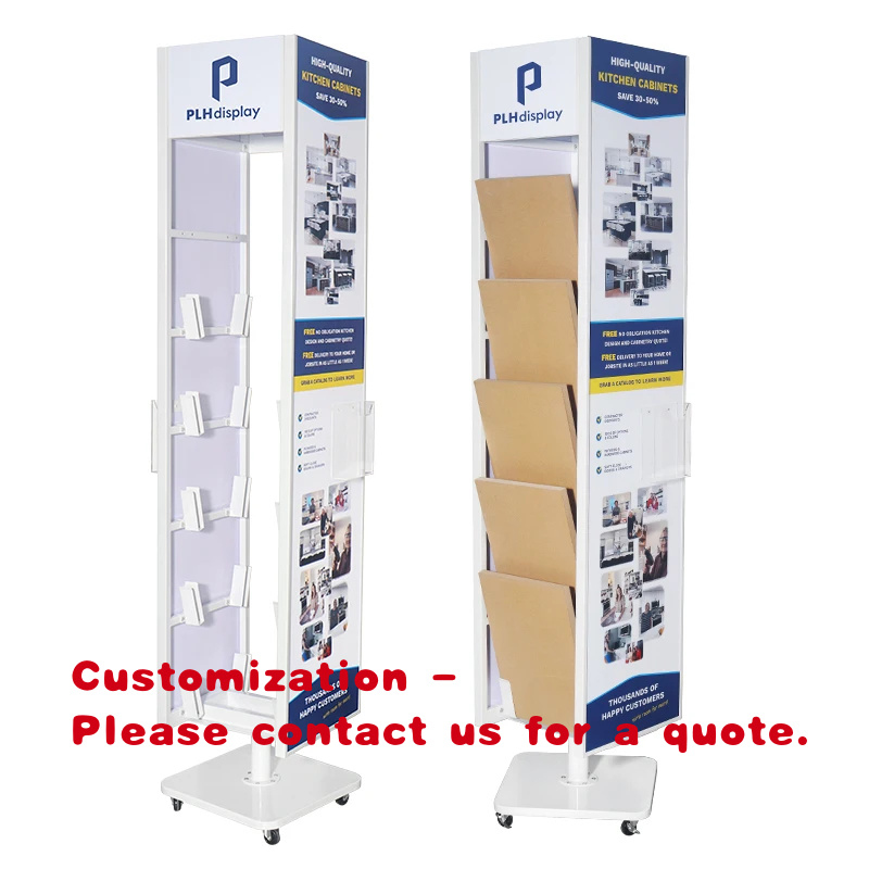 Ceramic Tile Floor - custom.Customized Dual-Sided Rotating Freestanding Display Rack