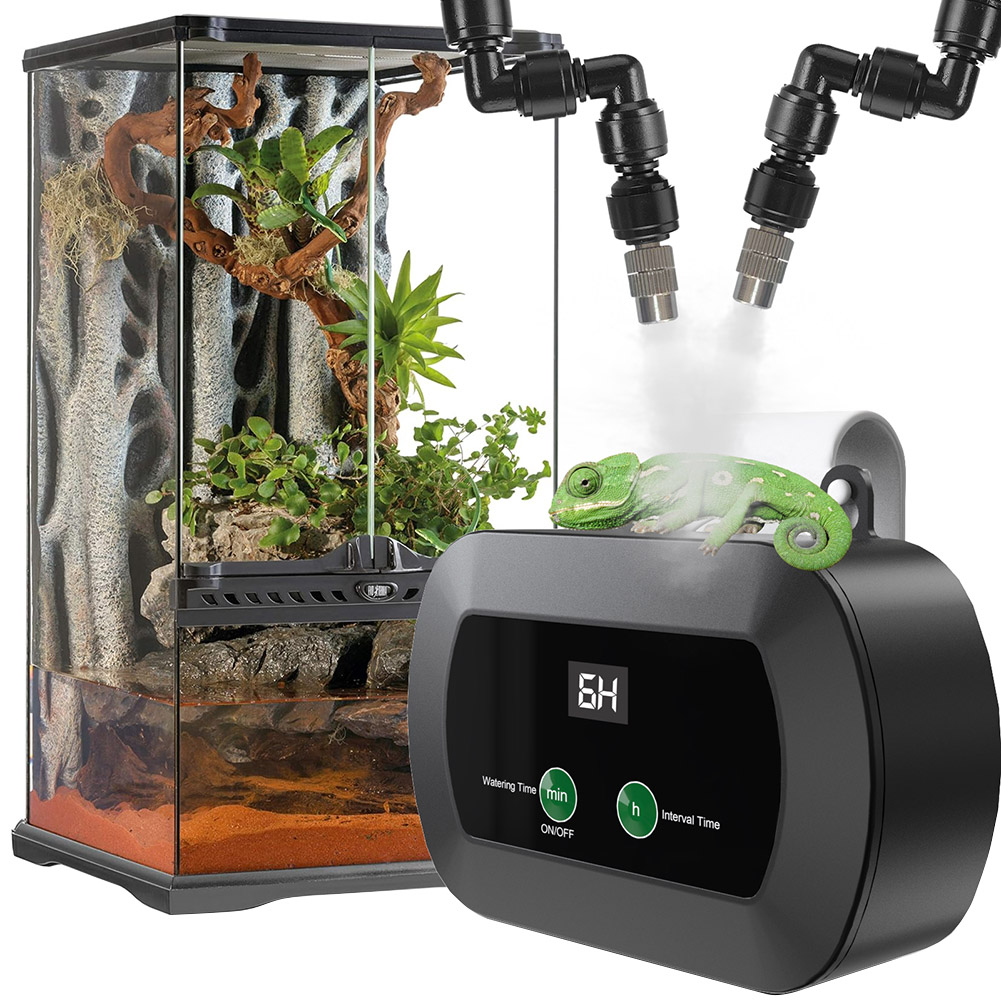 Misting Nozzle Reptile - Smart Reptile Mist Sprinkler with 360°Adjustable