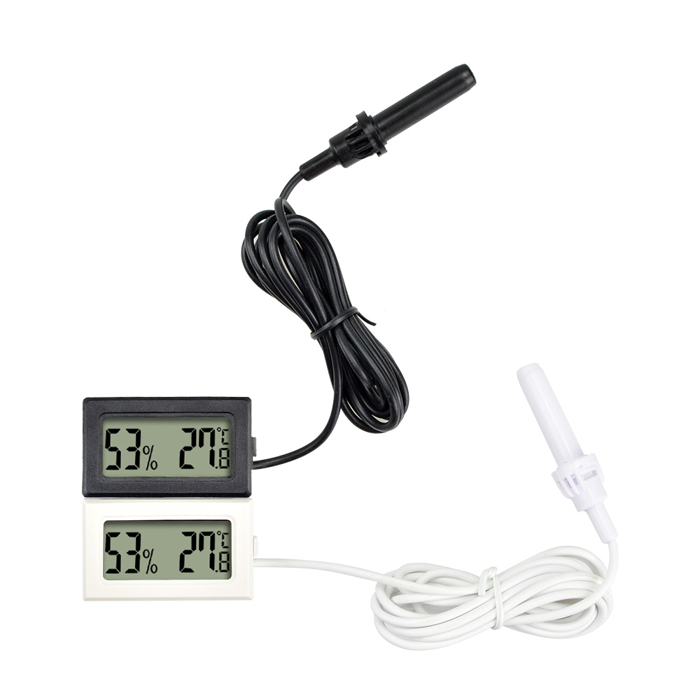 Digital Hygrometer Probe - 2pcs Mini Digital Hygrometer Thermometer Gauge