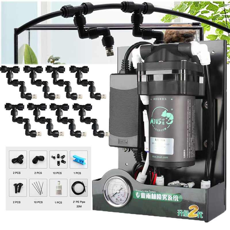 Misting Nozzle Reptile - Reptile Mister Spray System with Pump