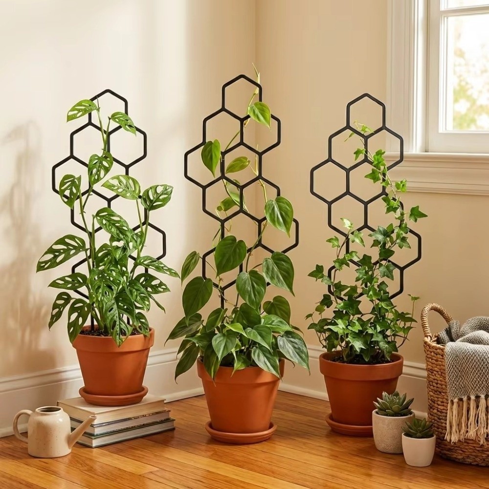 Vine Climbing Plastic - Honeycomb Design Plant Trellis Rustproof Plastic