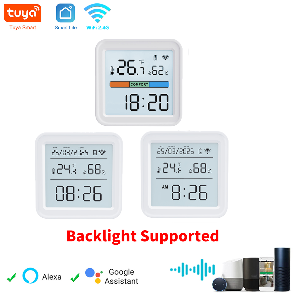 Digital Hygrometer Probe - Tuya WIFI Temperature Humidity Sensor Hygrometer