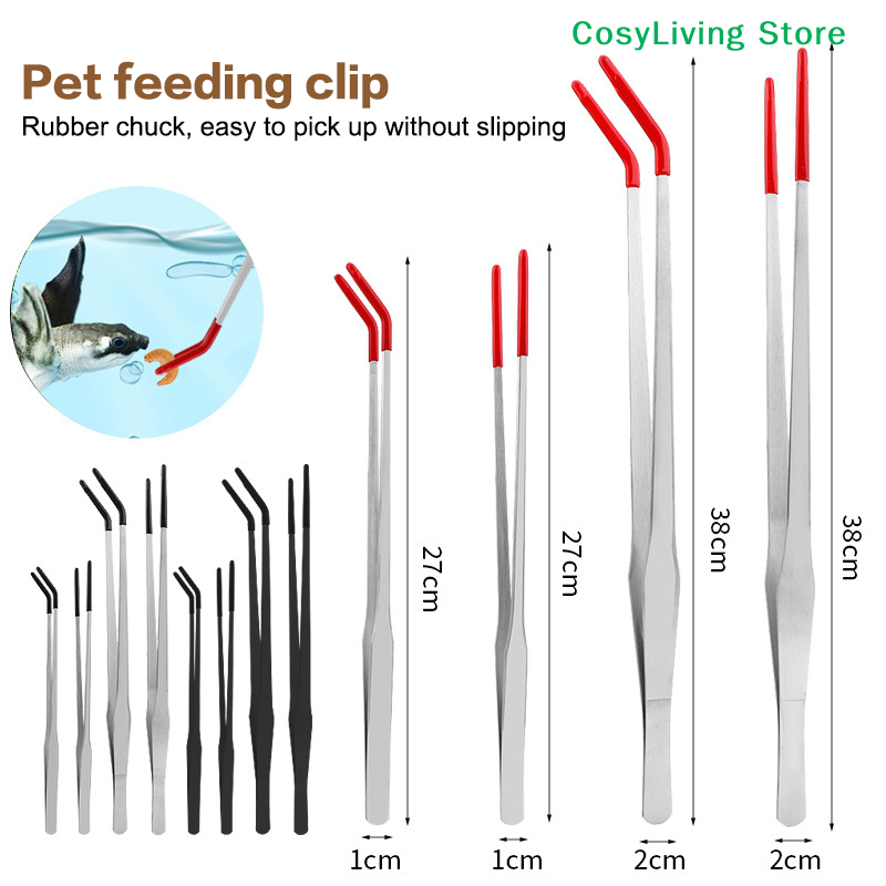 Reptile Feeding Tongs With Rub - Feeding Tong Stainless review and price