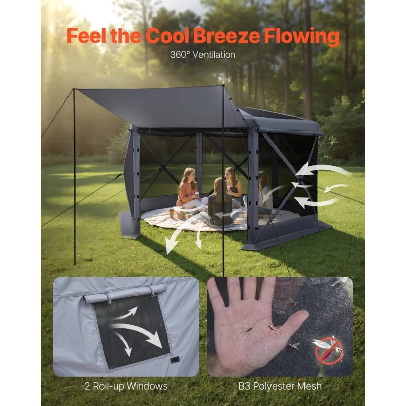 12x12ft 6 Sided Up Screen Gaze - Screen Top Mesh review and price