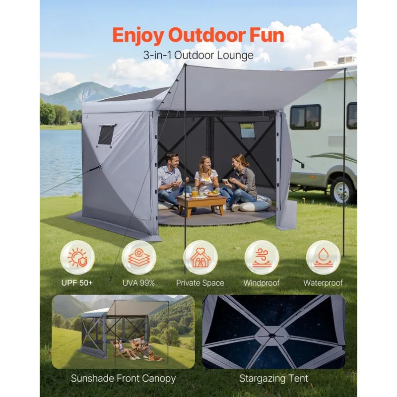 12x12ft 6 Sided Up Screen Gaze - Screen Top Mesh review and price