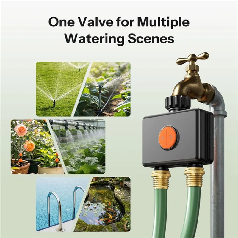 ABRU-Zigbee 3.0 Smart Water Va - Timer Dual Outlet review and price