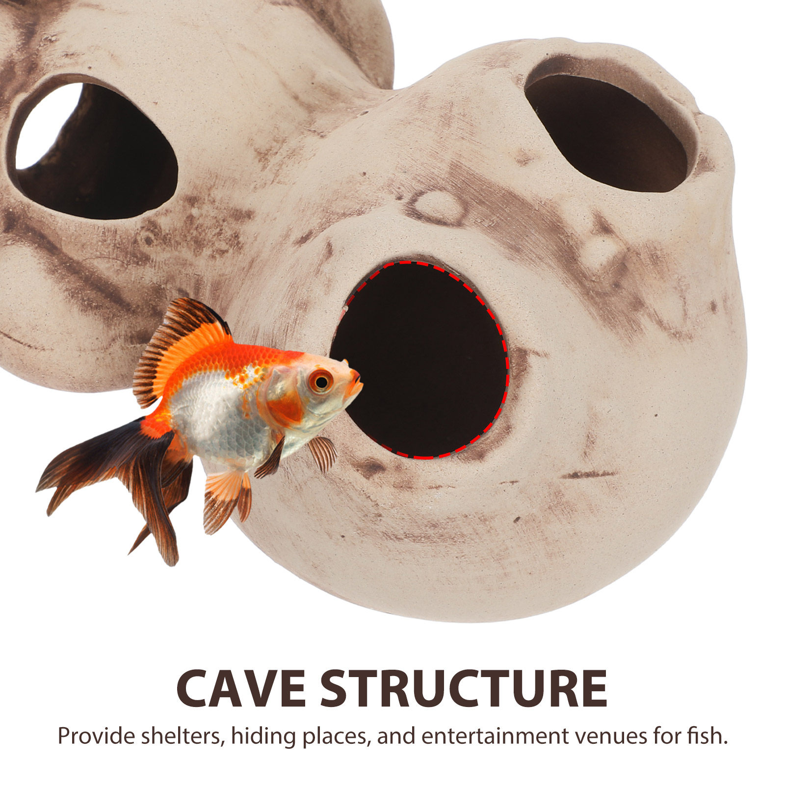 Aquarium Shrimp Shelter House  - Hide Cave Ceramic review and price