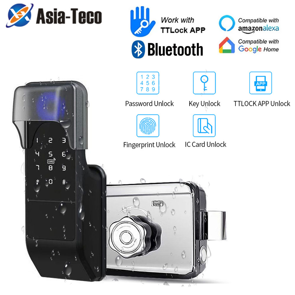IP65 Waterproof TTLock Fingerp - Glass Door Hinge review and price