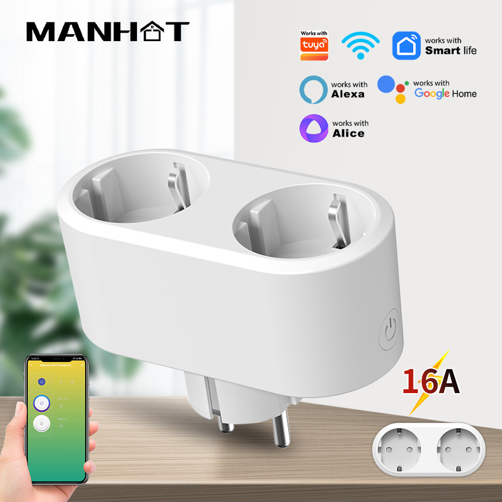 WiFi Smart Plug Dual Outlet 16 - Timer Dual Outlet review and price