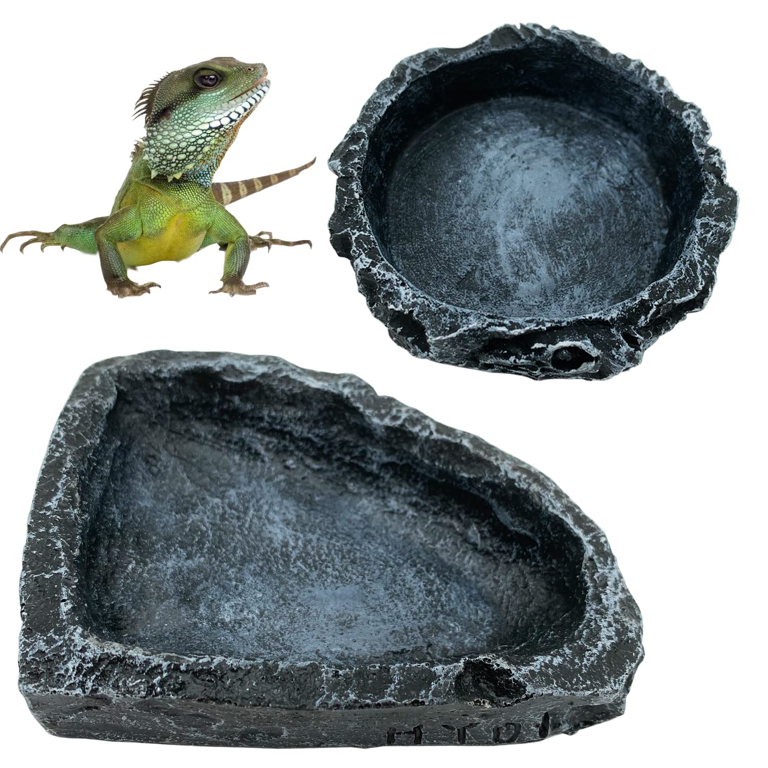 1/2 Pack Reptile Feeding Dish  - Water Dish Reptile review and price