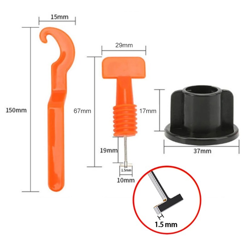 51Pcs Floor Tile Leveling Syst - Ceramic Tile Floor review and price