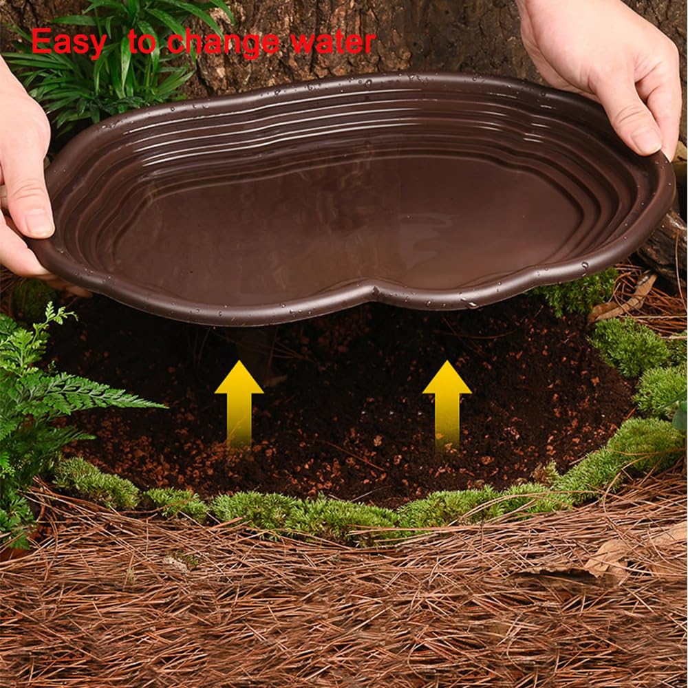 Reptile Bathing Dish Amphibian - Water Dish Reptile review and price