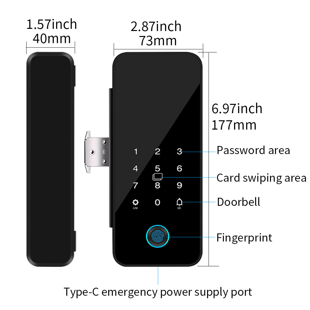 Tuya Smart Life Bluetooth Glas - Glass Door Hinge review and price