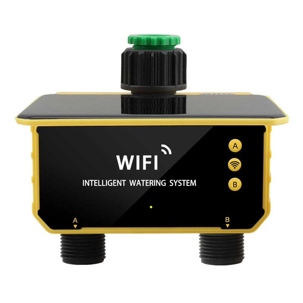 WiFi Solar Timer Dual Water Va - Timer Dual Outlet review and price