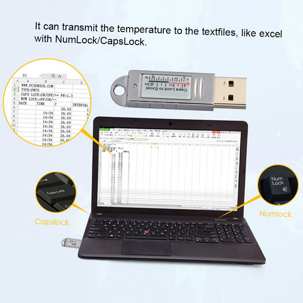 PCsensor USB Thermometer Hygro - Digital Hygrometer Probe review and price