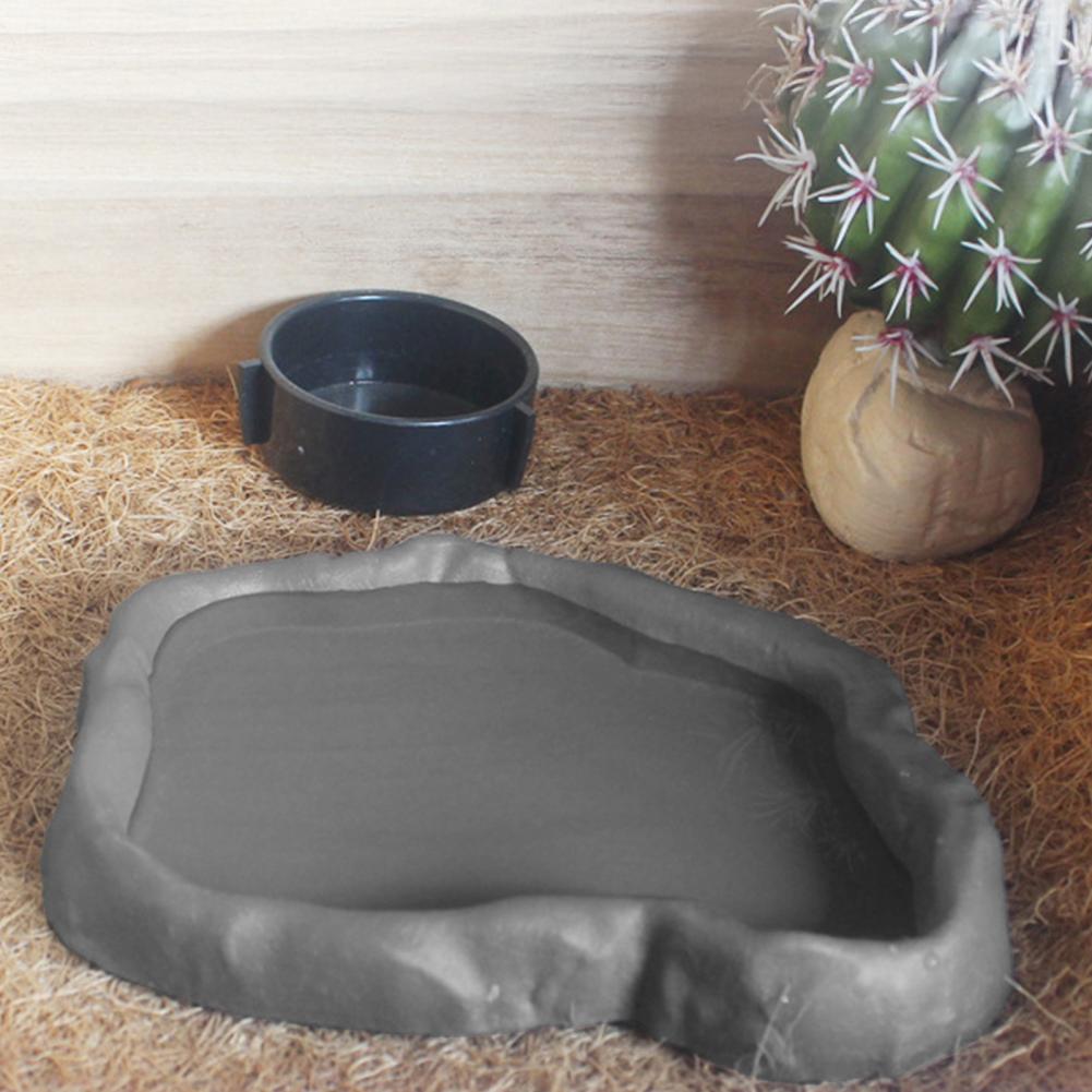 Reptile Feeder Plastic Imitati - Water Dish Reptile review and price