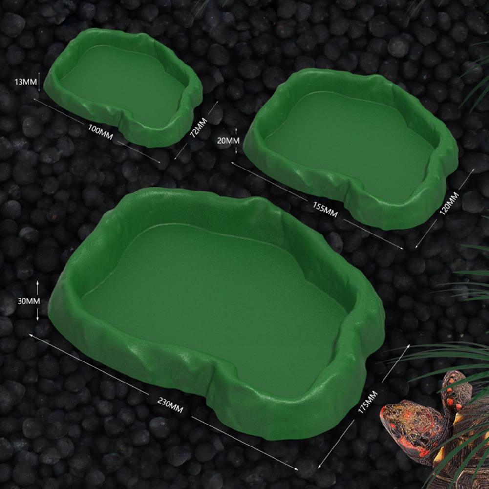 Reptile Feeder Plastic Imitati - Water Dish Reptile review and price
