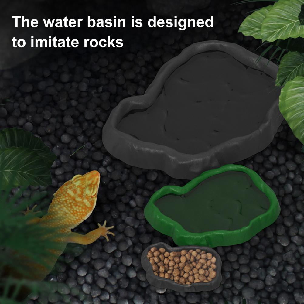 Reptile Feeder Plastic Imitati - Water Dish Reptile review and price