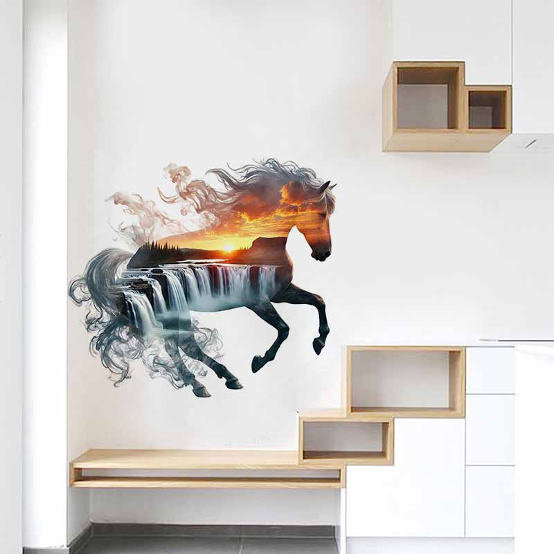 Majestic Horse Nature Stickers - Pvc Panel Background review and price