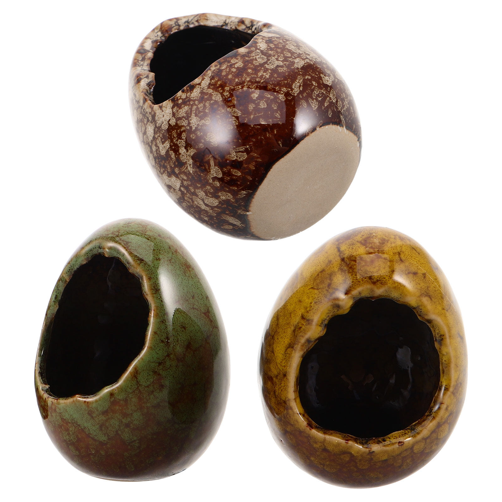 3 Pcs Fish Shelter Aquarium Hi - Hide Cave Ceramic review and price