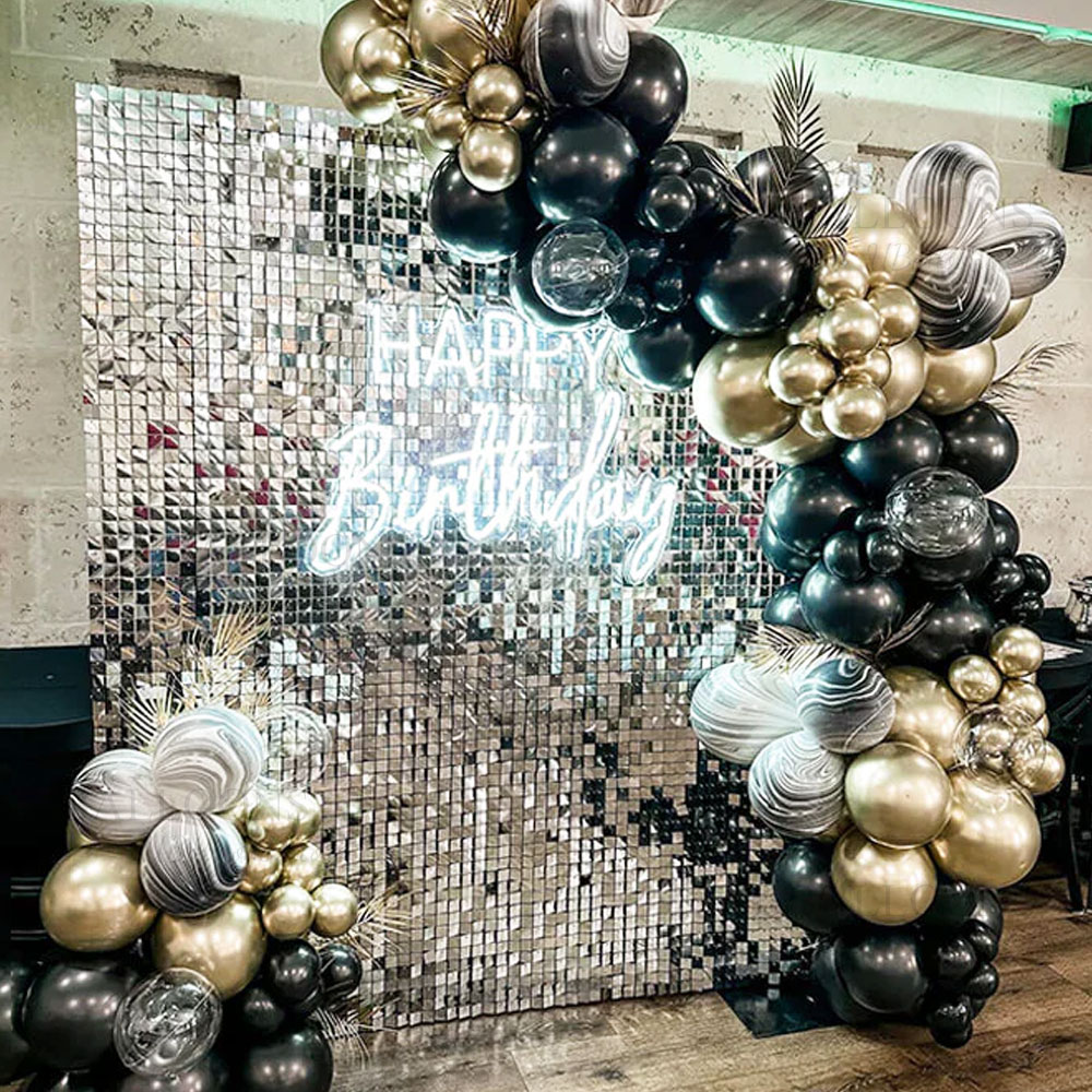 Silver Sequin Wall Backdrop Pa - Pvc Panel Background review and price