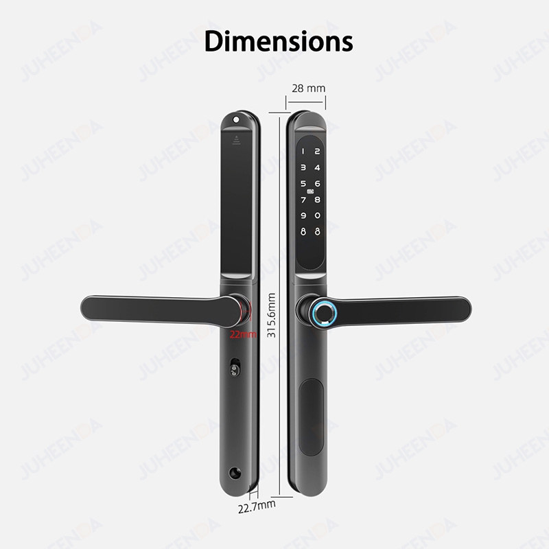 TTLock App Smart Aluminum Door - Glass Door Hinge review and price