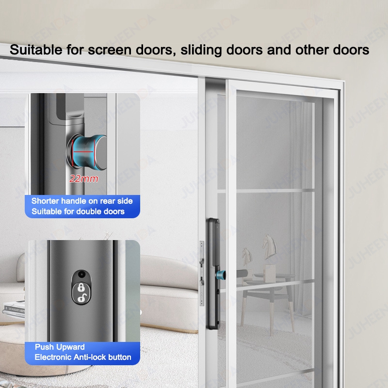 TTLock App Smart Aluminum Door - Glass Door Hinge review and price