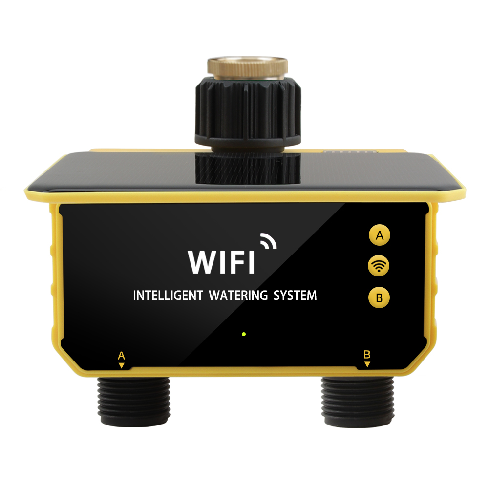 WiFi Solar Timer Dual Water Va - Timer Dual Outlet review and price